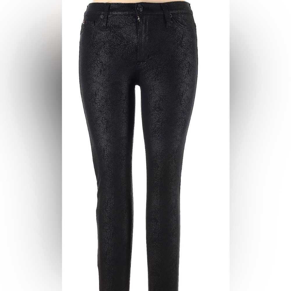 HUDSON - Black Cracked Glass Print Pants -Size 26